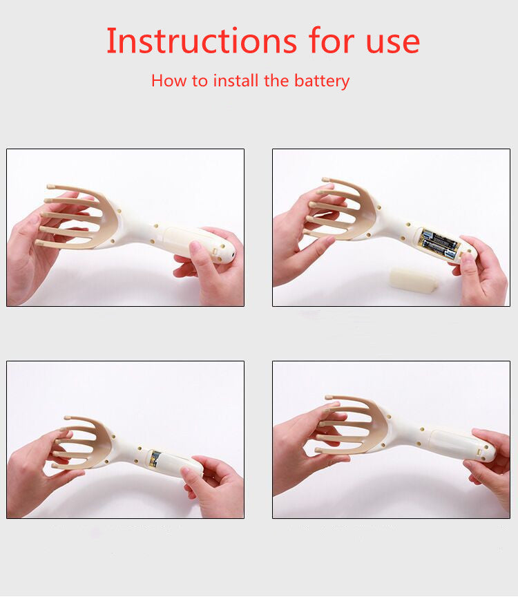 Golden Finger Five-claw Massager Multifunctional Battery Usb Massager