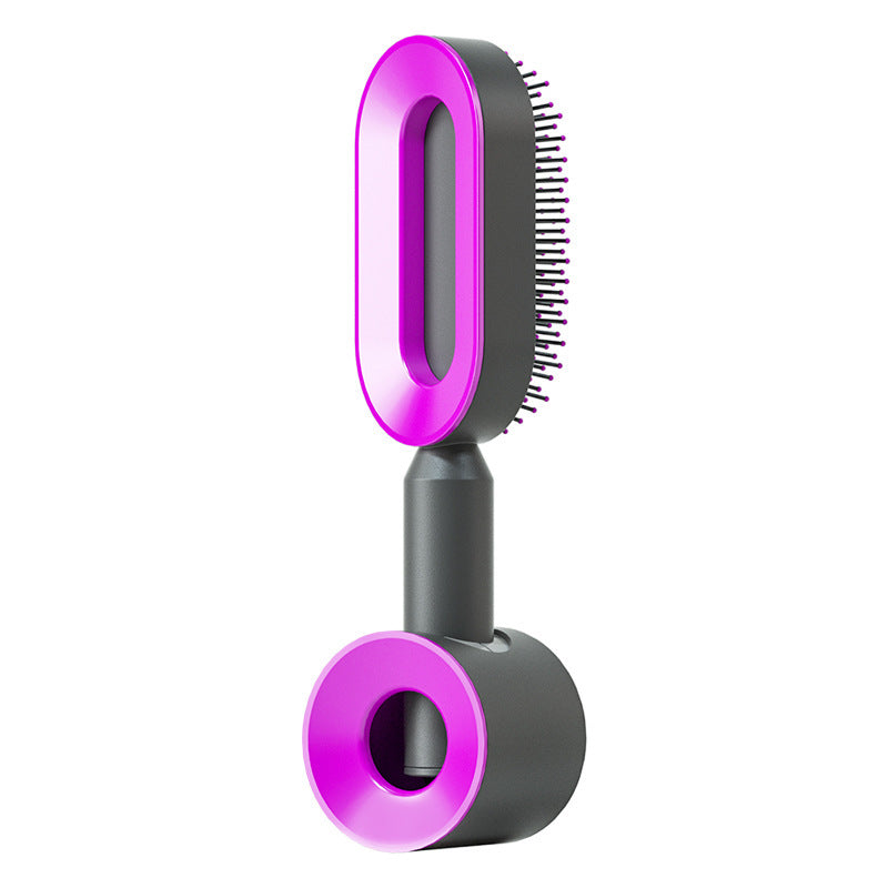 Self Cleaning Hair Brush For Women & Massage Scalp Comb Anti-Static Hairbrush