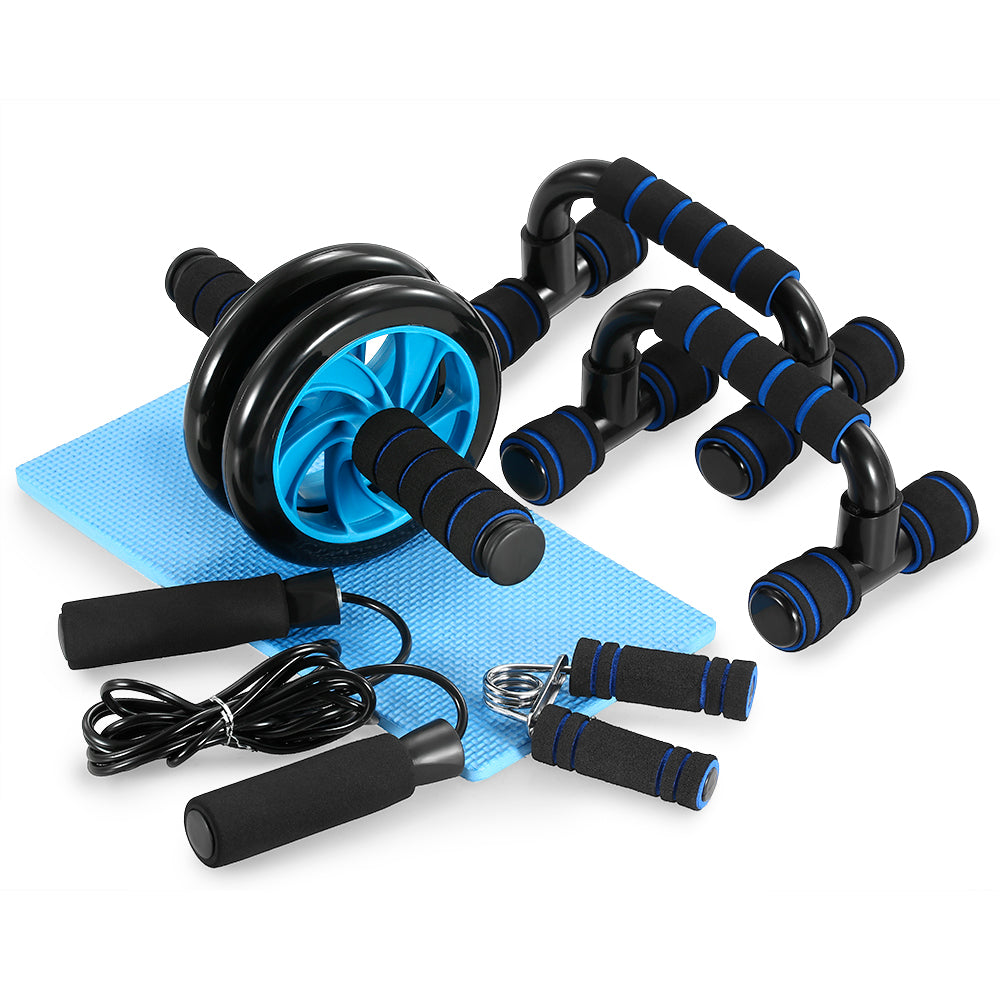 Muscle Trainer Wheel Roller Kit – Abdominal Roller for Core Strength & Full Body Workout