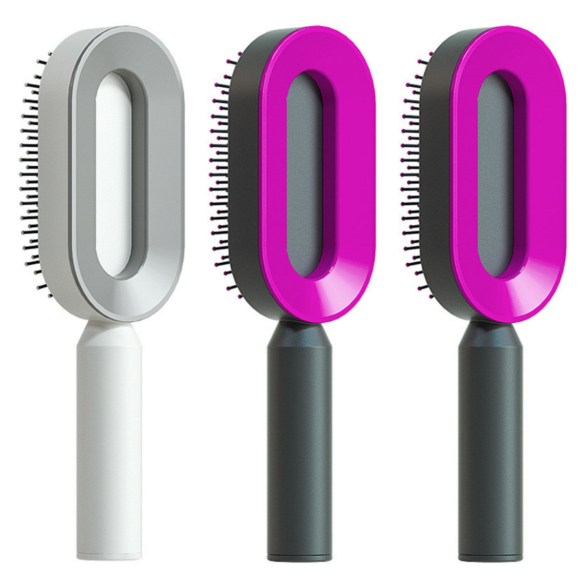 Self Cleaning Hair Brush For Women & Massage Scalp Comb Anti-Static Hairbrush