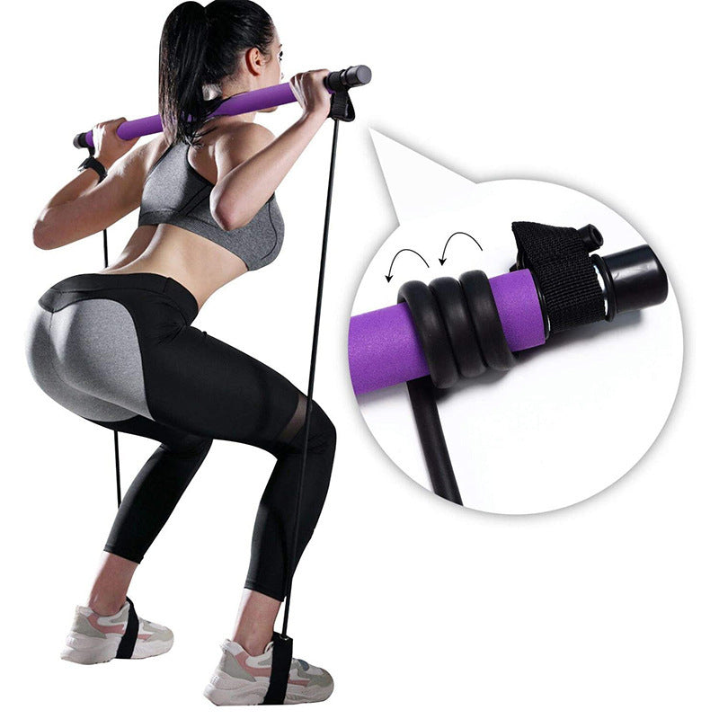Fitness Yoga Gym Accessories Elastic Bodybuilding Resistance Bands For Home Workout