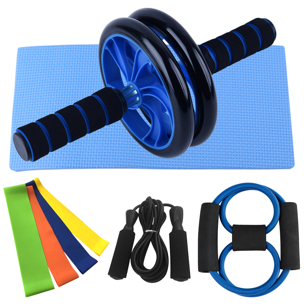 Muscle Trainer Wheel Roller Kit – Abdominal Roller for Core Strength & Full Body Workout