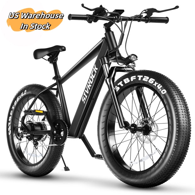 Professional 26" Fat Tire Electric Mountain Bike – 1000W 48V 15Ah E-Bike