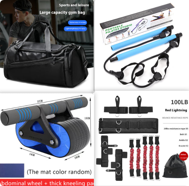 Rebound Double Wheel Ab Roller – Core & Waist Trainer for Home Gym Workouts