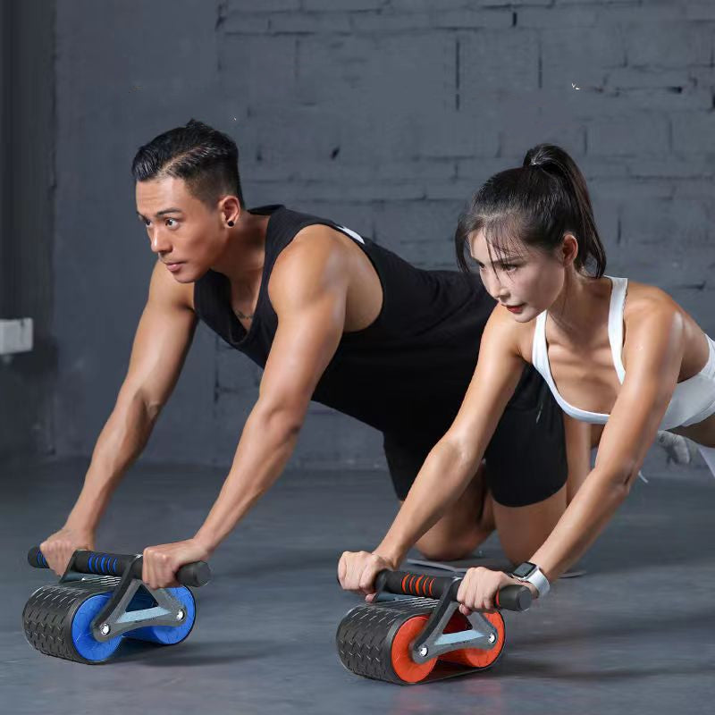 Rebound Double Wheel Ab Roller – Core & Waist Trainer for Home Gym Workouts