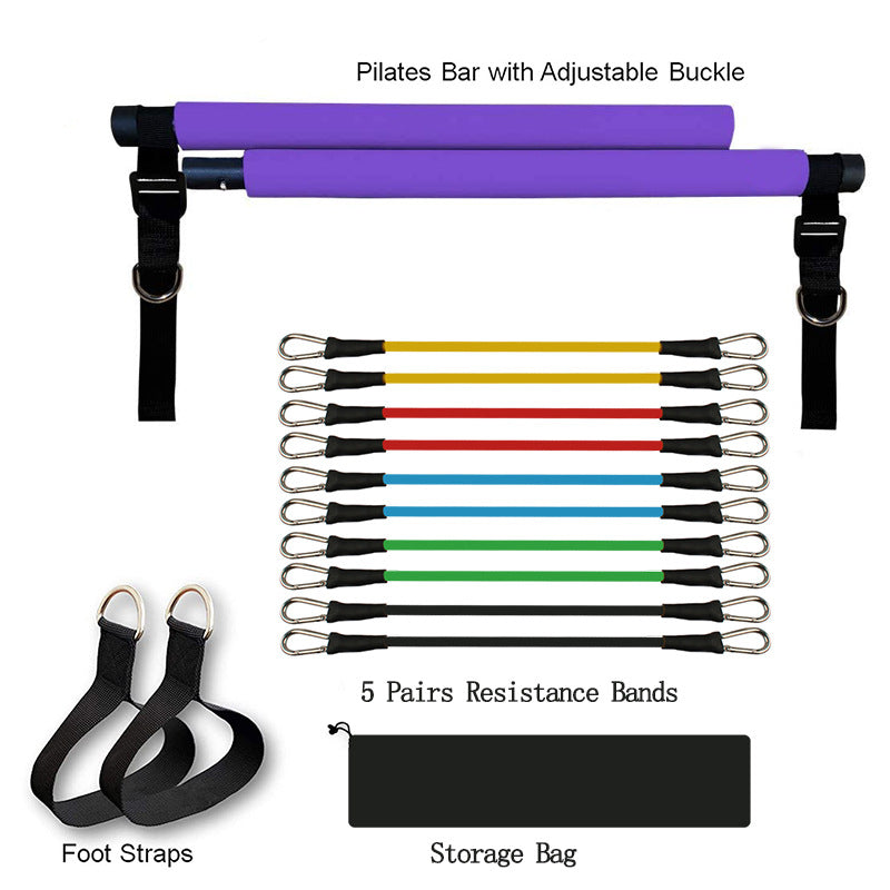Fitness Yoga Gym Accessories Elastic Bodybuilding Resistance Bands For Home Workout