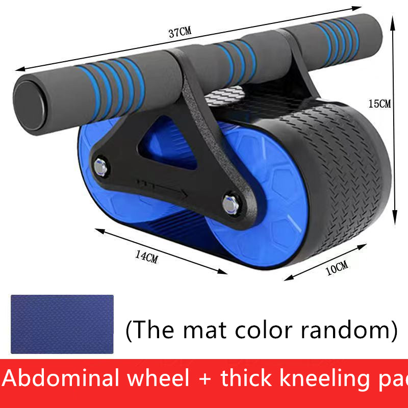Rebound Double Wheel Ab Roller – Core & Waist Trainer for Home Gym Workouts