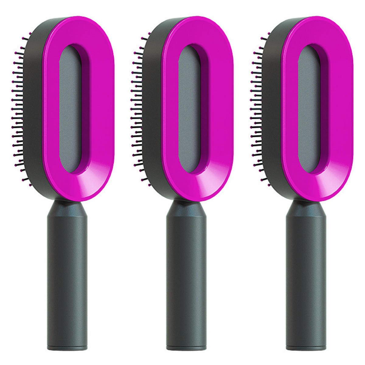 Self Cleaning Hair Brush For Women & Massage Scalp Comb Anti-Static Hairbrush