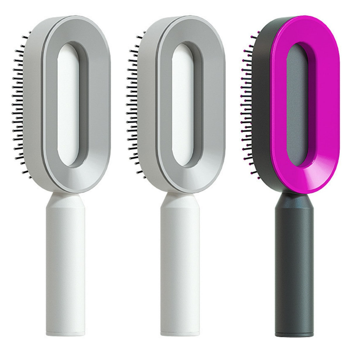 Self Cleaning Hair Brush For Women & Massage Scalp Comb Anti-Static Hairbrush