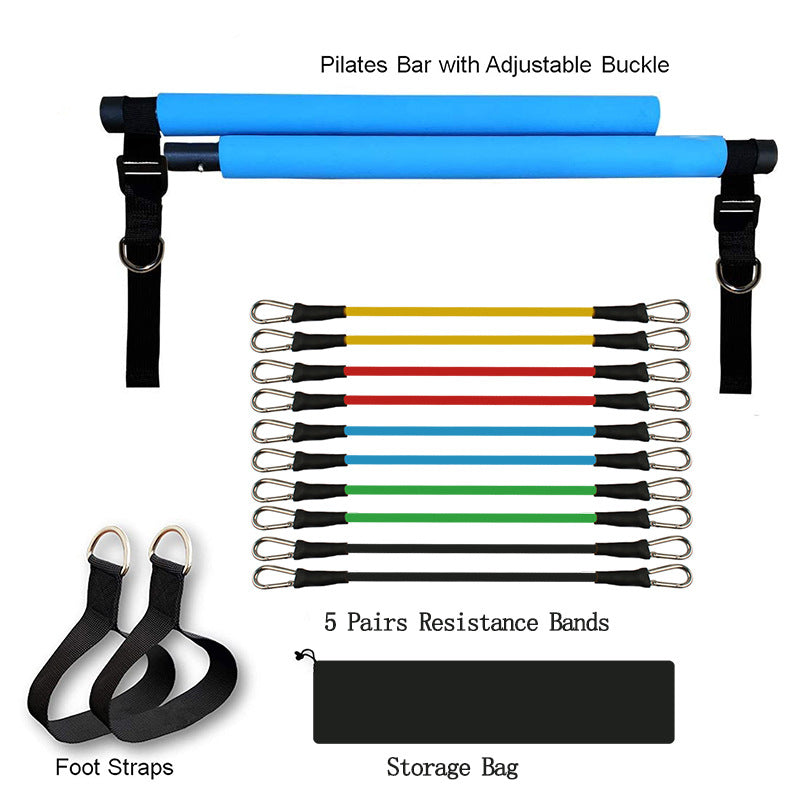 Fitness Yoga Gym Accessories Elastic Bodybuilding Resistance Bands For Home Workout