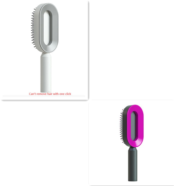Self Cleaning Hair Brush For Women & Massage Scalp Comb Anti-Static Hairbrush