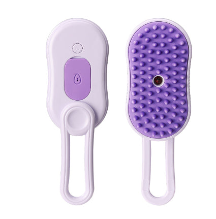 3-in-1 Electric Steam Pet Grooming Brush for Cats & Dogs