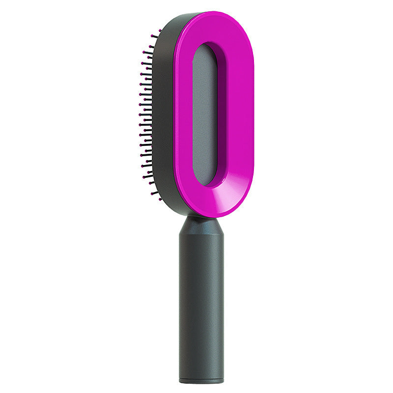 Self Cleaning Hair Brush For Women & Massage Scalp Comb Anti-Static Hairbrush